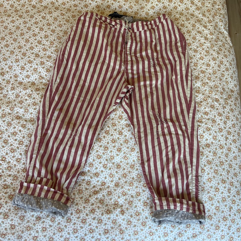 Magnolia Pearl Sid pants in Americana stripe